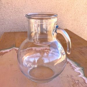 Italian Made Glass Pitcher